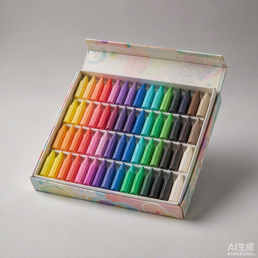 启明 油画棒 36色 丝滑蜡笔套装