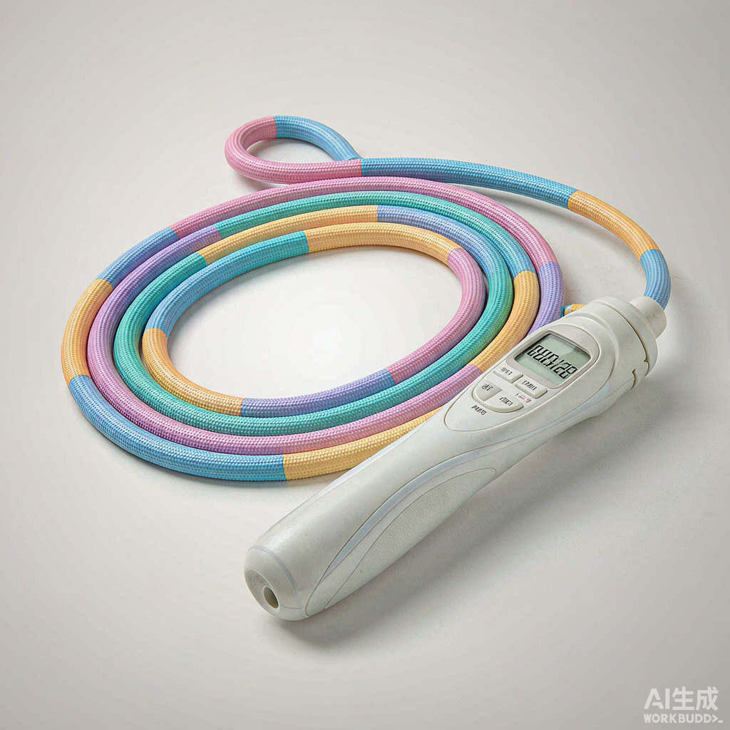 墨趣文具 计数跳绳 钢丝包胶（可调节 3m）
